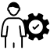 An infographic graphic shows a person with a wrench and a checkmark.
